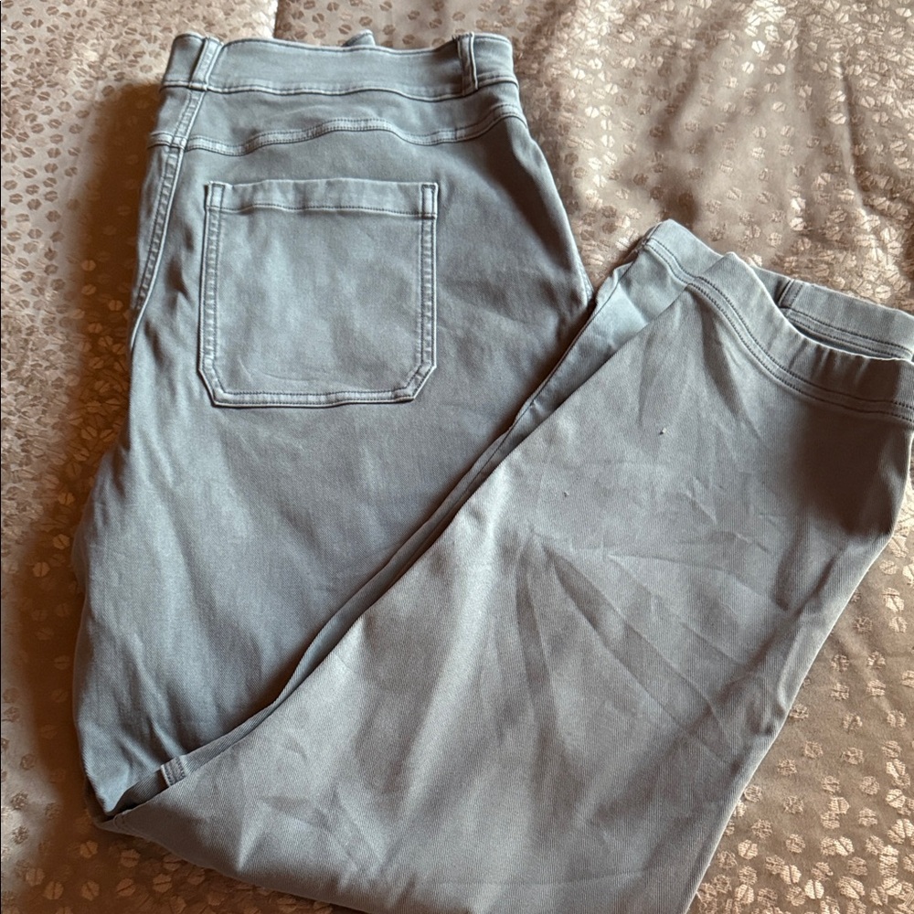 SPANX Gray Straight Leg Pants